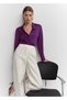 Satin draped shirt - 5