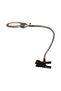 عدسة مكبرة بمشبك حلزوني - 13 سم مع ضوء LED Mg15120-c
