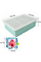 Silicone Large Size Xxl 6-Piece Cube Ice Mold with Lid, Green 2 Pieces - 8