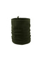 Khaki Unisex Winter Thermal Fleece Drawstring Beanie String Hat Drawstring Neck Collar Outdoor Women Men Beanie - 2