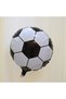 Black and White Concept 9 Years Old Birthday Balloon Set Black and White Football Theme Birthday Balloon Set - 2