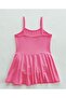 Girl's Black Rope Strap Skirt Swimsuit - 2