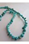 Misotrend Turquoise Turquoise Cracked Natural Stone Necklace - 3