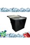 Black Camping Picnic Bag Cold Hot Insulated Thermos Bag