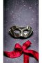 New Year's Black Ball Mask New Year's Accessory Plastic Ball Mask - 3