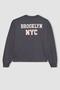 Girls' Crew Neck Printed Long Sleeve T-shirt A7430a823au - 3