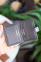 Beijing Genuine Leather Unisex Anthracite Card Holder Wallet with Plenty of Card Holders and External Placket - 5