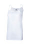6-Piece Women's White Ribbed Cotton Rope Strap Tank Top - 2