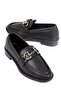 Women's Loafer with Metal Buckle