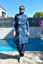 ملابس سباحة حجاب مغطاة بالكامل بمظلة أمامية R069B Koi Japan - 4