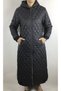 FRONT ZIPPERED HOODED Pocketed COAT WITH POCKETS