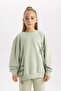 Girl's Looney Tunes Oversize Fit Crew Neck Thick Sweatshirt B1552A823Au - 4