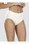 Women's White Seamless Flexible Slip Panties