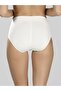 Women's White Seamless Flexible Slip Panties - 2