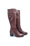 Brown Genuine Leather Boots505008041-1