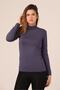 Half Fisherman Long Sleeve Viscose Dark Gray Body