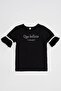 Girl's Printed Ruffle Detailed T-Shirt