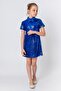 Girl's Cobalt Blue Dress - 2