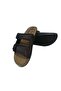 Ge072-10 Men's Brown Double Buckle Daily Walking Slippers - 4