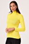 Full Fisherman Long Sleeve Viscose Yellow Bodysuit - 2