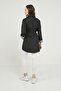 Women's Tight Waist Trench Jeans - 5