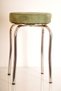 8 Pcs Green Fabric Profile Stool Metal Stool Kitchen Stool Thick Stool
