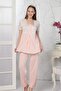 Women's Maternity Dressing Gown Pajama Set - 3