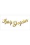 Gold Good Birthday Metalized Pennant Pk:1- - 2