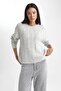 Regular Fit Crew Neck Sweater A7814ax23wn - 3