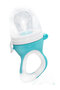 Glass Grater + Non-Spill Plate Blue + Baby Spoon and Fork Set + Fruit and Vegetable Nipple with Silicone Tip - 4