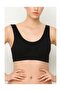 2411 Seamless Covered Bustier - black
