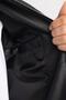 Water Repellent Slim Fit College Collar Bomber Faux Leather Coat - 6