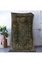 Mira Dark Green Themed Traditional Motif Ethnic Patterned Vintage Decorative Carpet Mira 1593