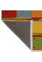 Mira Multicolored Geometric Square Patterned Modern Decorative Carpet Mira 1582 - 3