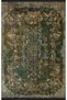 Mira Dark Green Themed Traditional Motif Ethnic Patterned Vintage Decorative Carpet Mira 1593 - 4