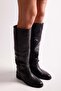 Women's Howler Black Skin Riding Boots Black Skin - 4