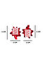 Gift Wrap Ornament Bow Metallic Red 20 Pieces - 4