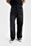 Men's Wide Leg and High Waist Washed Baggy Jeans