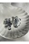 Silver Color Leaf Design Earrings