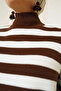 5105 Turtleneck Gilet Knitwear Suit Brown - 3
