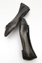 02 Black Black Glitter Women's Ballerinas - 3