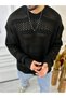 Sweater Oversize Special Knitted Design Natural Cotton Loose Fit Anti-Pilling Knitwear Sweater - 4