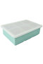 Silicone Large Size Xxl 6-Piece Cube Ice Mold with Lid, Green 2 Pieces - 6