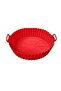 3 Pieces Practical Silicone Airfryer Baking Paper Toppers, Muffins, Two Compartment Oven Microwave Plate Hh - 8
