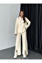 KNITWEAR PREMIUM SUIT WITH ZIPPER DETAIL