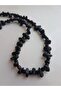 Misotrend Onyx Cracked Natural Stone Necklace - 2