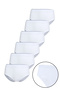 6-Piece Women's Cotton High Waist Flexible Panties