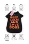 ''Keep Calm and Love Dogs'' Dog T-shirt - 3
