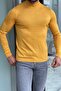 Slim Fit Half Fisherman Yellow Knitwear Sweater - 2