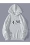 SEBESTA FASHİON NEW SEASON Unisex 2 THREAD BARDEN THICK PRINTED HOODED Sweatshirt